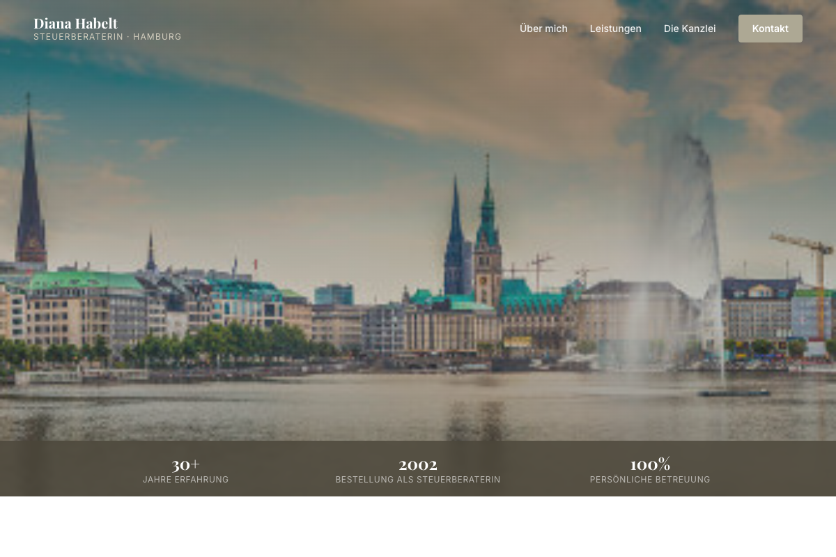 Diana Habelt Steuerberaterin – neue Website
