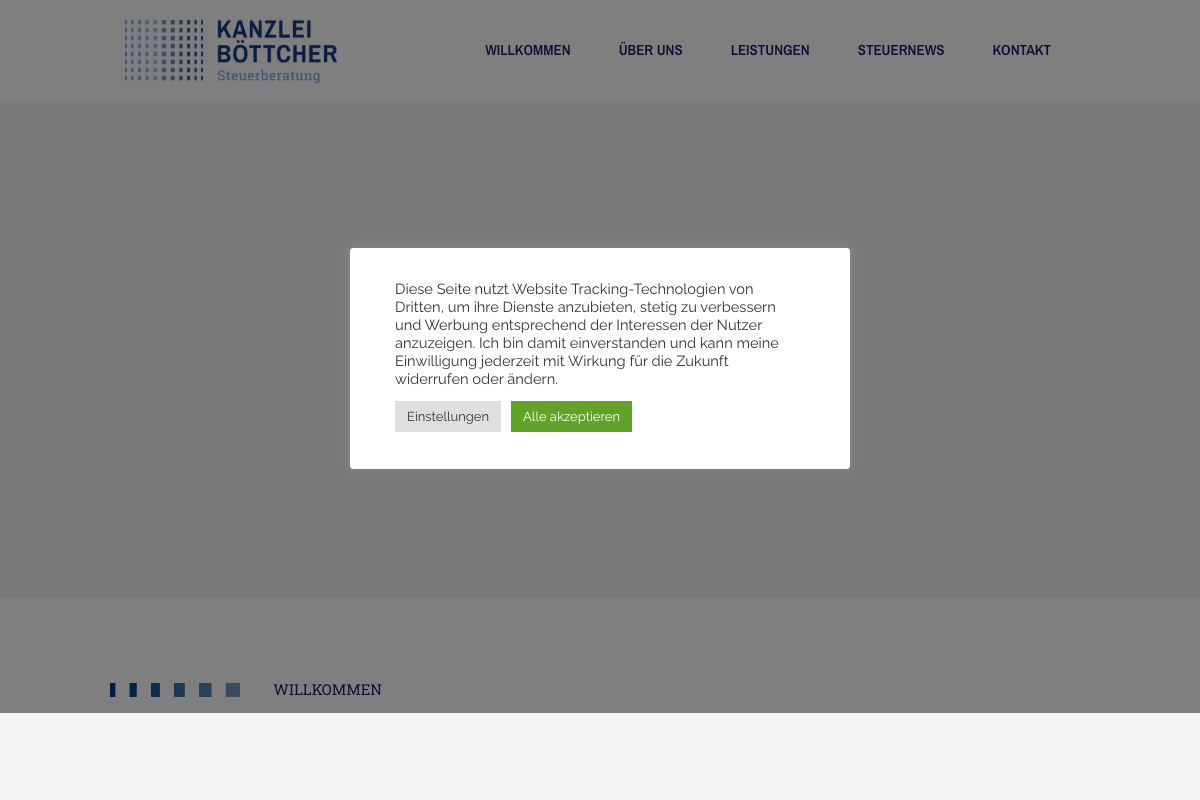 Kanzlei Böttcher – alte Website