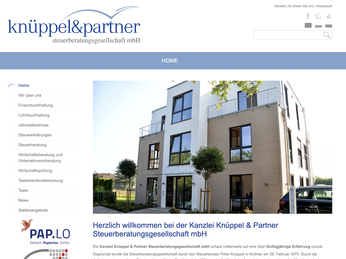 Steuerberater Tornesch – neue Website