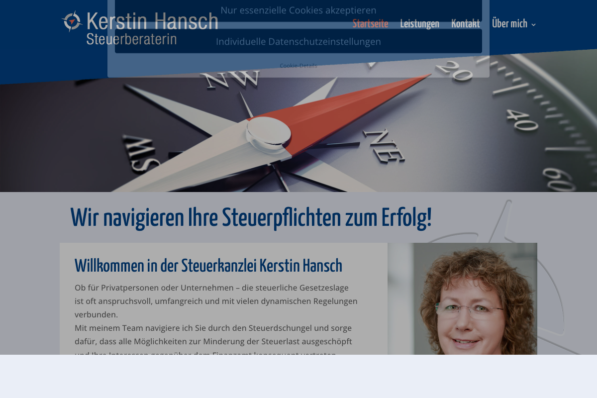 Steuerkanzlei Hansch – alte Website